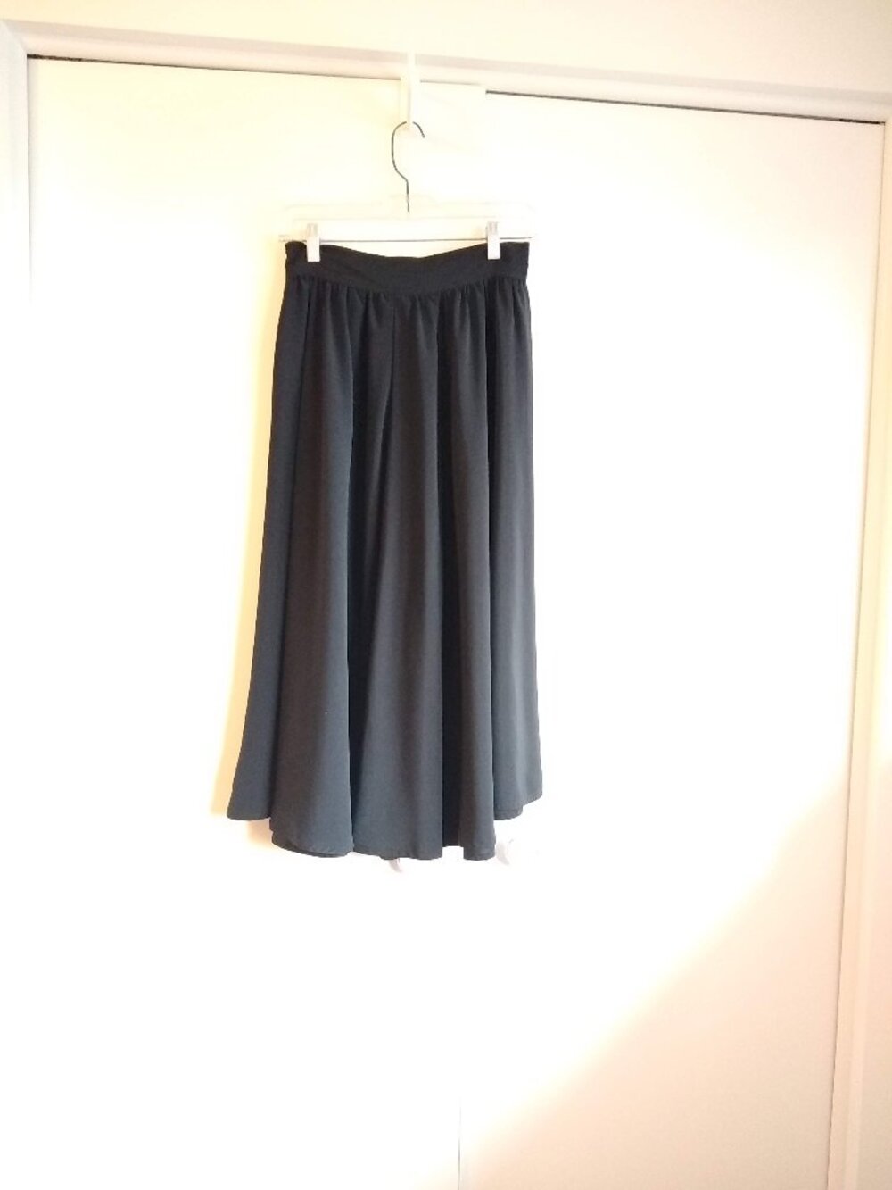 Vintage 80s midi circle wide full skirt